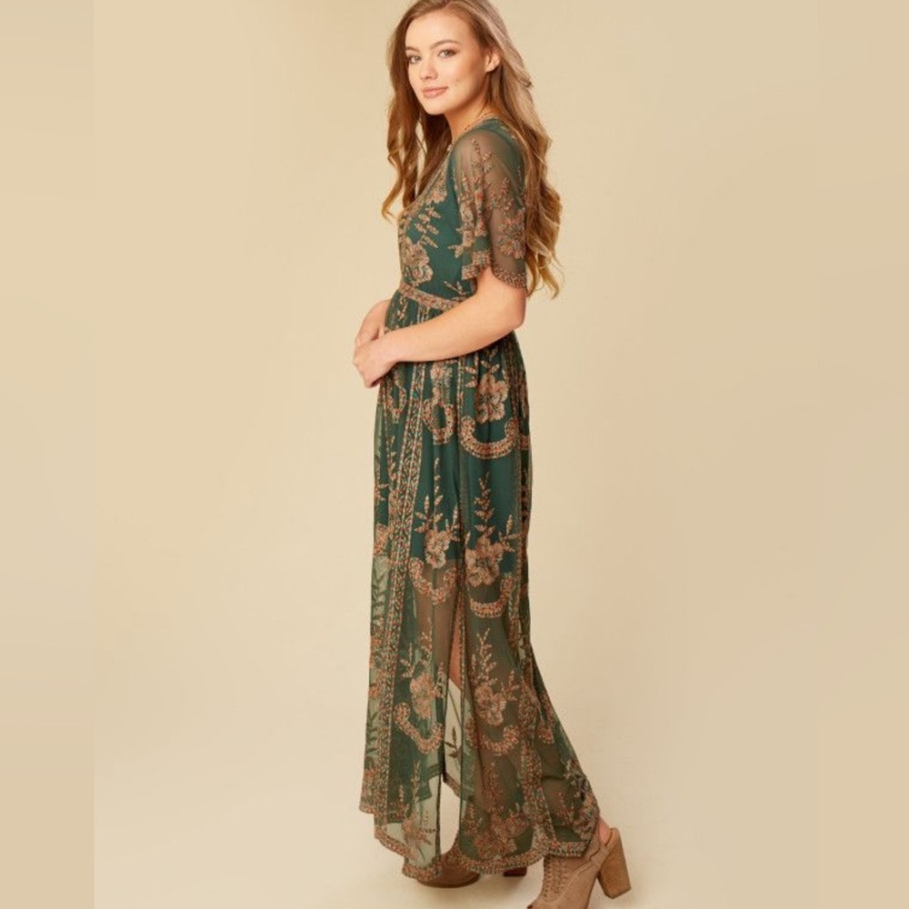 Altar”d State Elegant Lace Women's Dress, Size Small